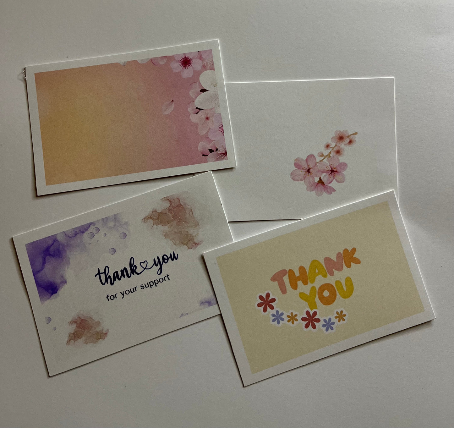 Thank you cards pack of 50