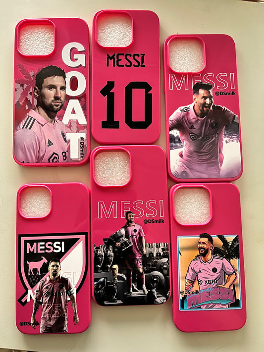 Messi Pink Iphone Case